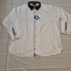 Jermyn & Bond London Inspired Modern Flip Cuff Prem Cotton 3xlg